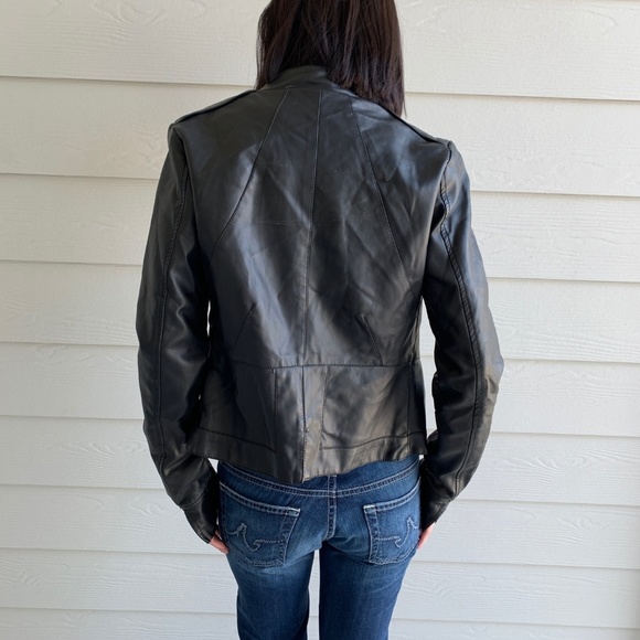 Black pleather jacket - Picture 2 of 2